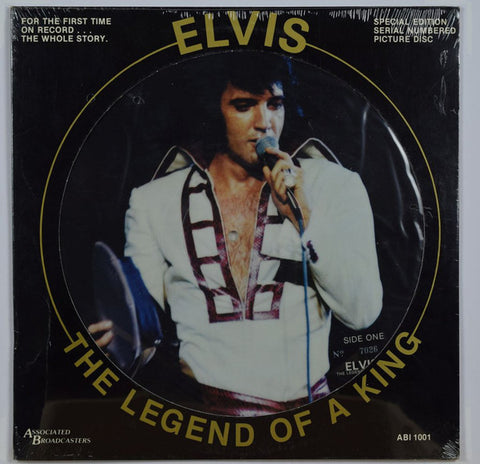 John Leader : Elvis The Legend Of A King The Exclusive Story Of The King Of Rock-N-Roll (LP, Pic, S/Edition)