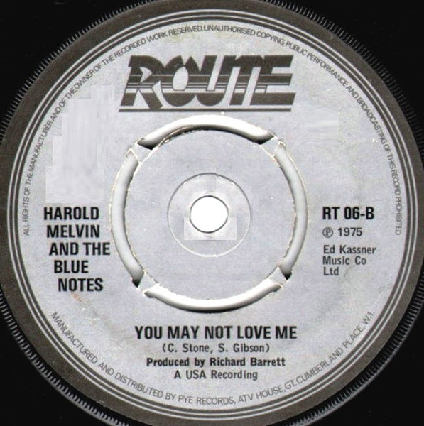 Harold Melvin And The Blue Notes : Get Out (And Let Me Cry) (7", Single, RE, 4 P)