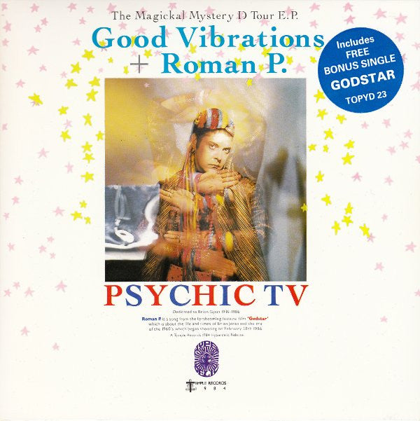Psychic TV : The Magickal Mystery D Tour E.P. - Good Vibrations + Roman P. (2x7", EP)