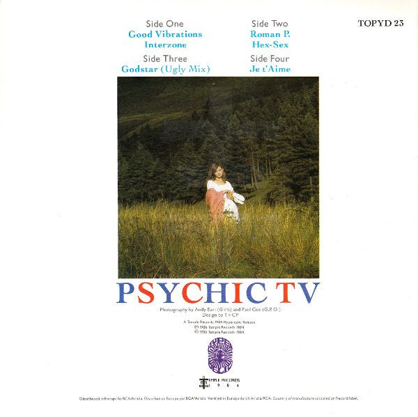 Psychic TV : The Magickal Mystery D Tour E.P. - Good Vibrations + Roman P. (2x7", EP)