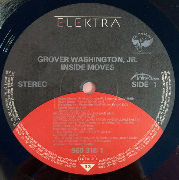 Grover Washington, Jr. : Inside Moves (LP, Album)