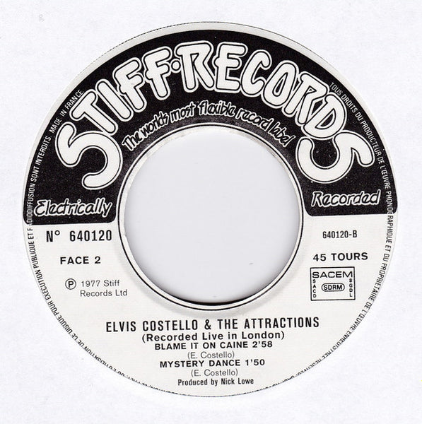 Elvis Costello : Watching The Detectives (7", Single)