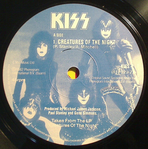 Kiss : Creatures Of The Night (7", Single)