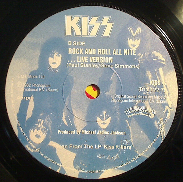 Kiss : Creatures Of The Night (7", Single)
