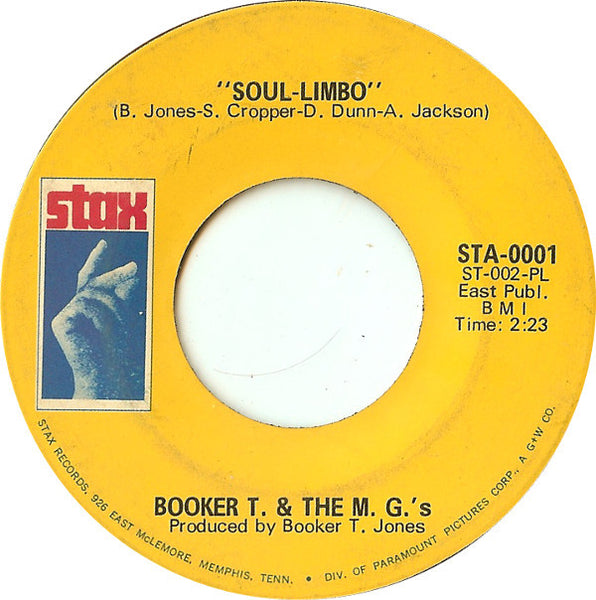 Booker T. & The M. G.'s* : Heads Or Tails (7", Single, PL )