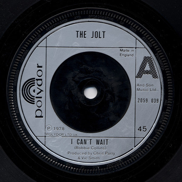 The Jolt : I Can't Wait (7", Single)
