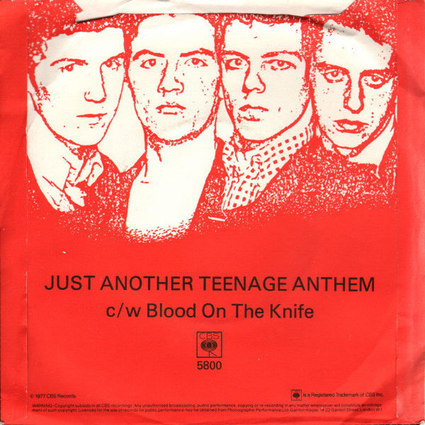 New Hearts : Just Another Teenage Anthem (7", Single)