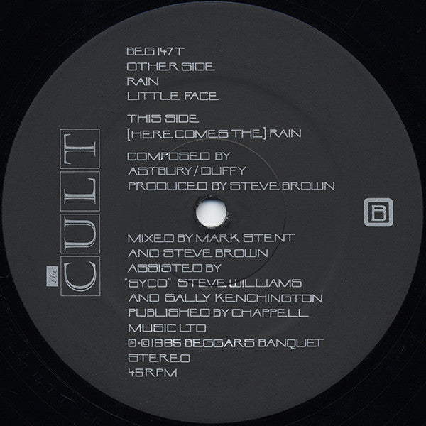 The Cult : Rain (12", Single)