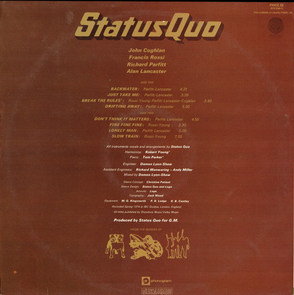 Status Quo : Quo (LP, Album, RE)