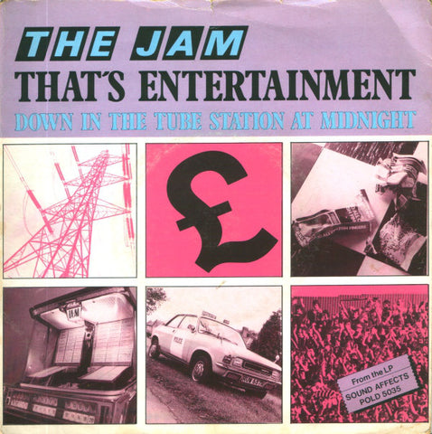 The Jam : That's Entertainment (7", Single, Sol)