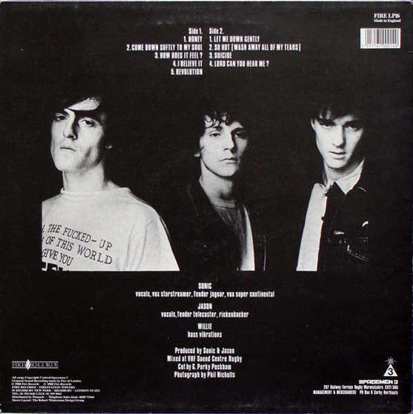 Spacemen 3 : Playing With Fire (LP, Album)