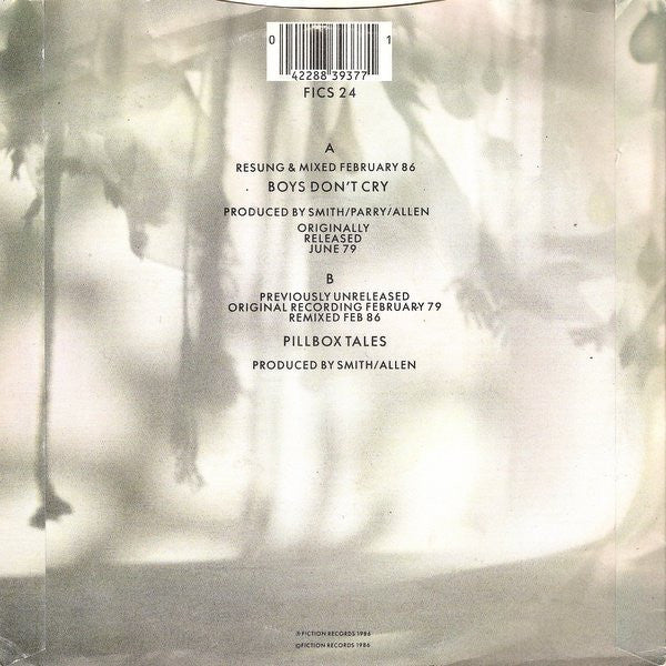 The Cure : Boys Don't Cry (New Voice • New Mix) (7", Single, Sil)