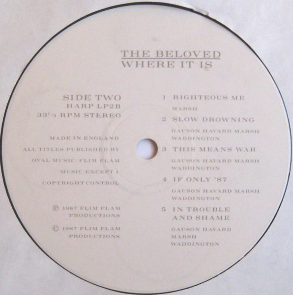 The Beloved : Where It Is (LP, Comp + 7", EP)