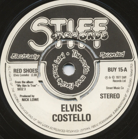 Elvis Costello : Red Shoes (7", Single)