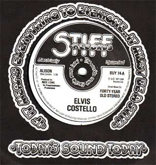Elvis Costello : Alison (7", Single, Com)