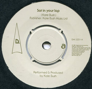 Kate Bush : Sat In Your Lap (7", Single, Kno)