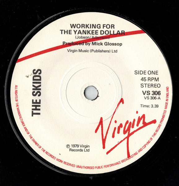 Skids : Working For The Yankee Dollar (2x7", Single)