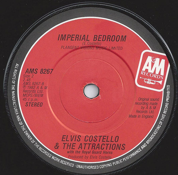 Elvis Costello And The Attractions* With The Royal Guard Horns : Party Party (7")
