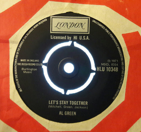 Al Green : Let's Stay Together (7", Single)