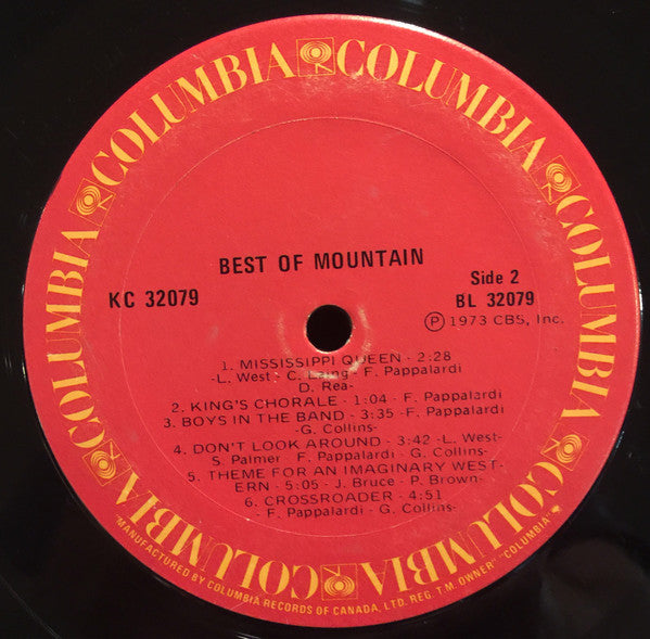 Mountain : The Best Of Mountain (LP, Comp, Gat)