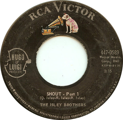 The Isley Brothers : Shout (7", Single, RE)