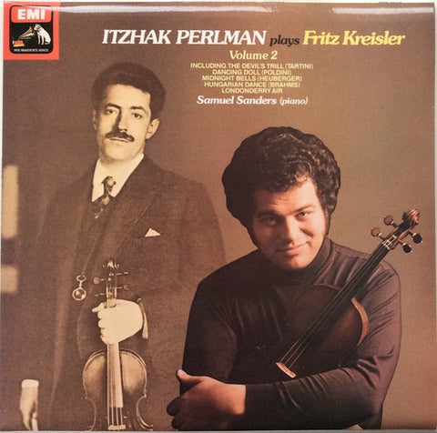 Itzhak Perlman, Samuel Sanders (2) : Itzhak Perlman Plays Fritz Kreisler Volume 2 (LP, Quad, Ori)