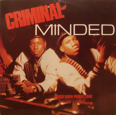 Boogie Down Productions : Criminal Minded (LP, Album, RE, Red)
