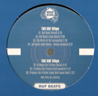 Mind Bomb : Ruf Beats (12", Single)