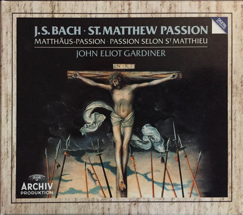 Johann Sebastian Bach - John Eliot Gardiner : St. Matthew Passion • Matthäus-Passion • Passion Selon St Matthieu (3xCD + Box, Sli)