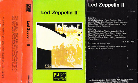 Led Zeppelin : Led Zeppelin II (Cass, Album)