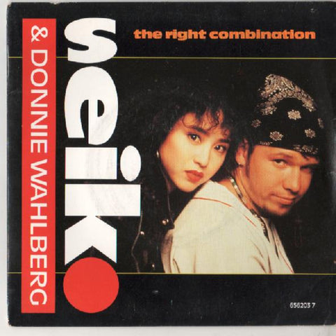Seiko Matsuda & Donnie Wahlberg : The Right Combination (7")