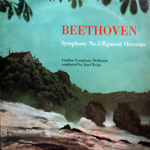Ludwig van Beethoven - The London Symphony Orchestra Conducted By Josef Krips : Symphony No. 5 / Egmont Overture (LP, Mono)