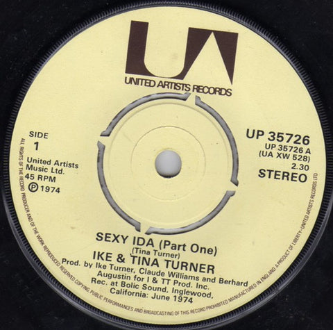 Ike & Tina Turner : Sexy Ida (Part One) (7", Single)