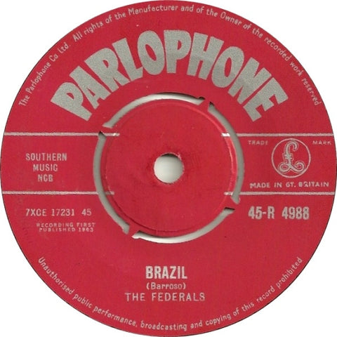 The Federals (2) : Brazil / In A Persian Market (7")