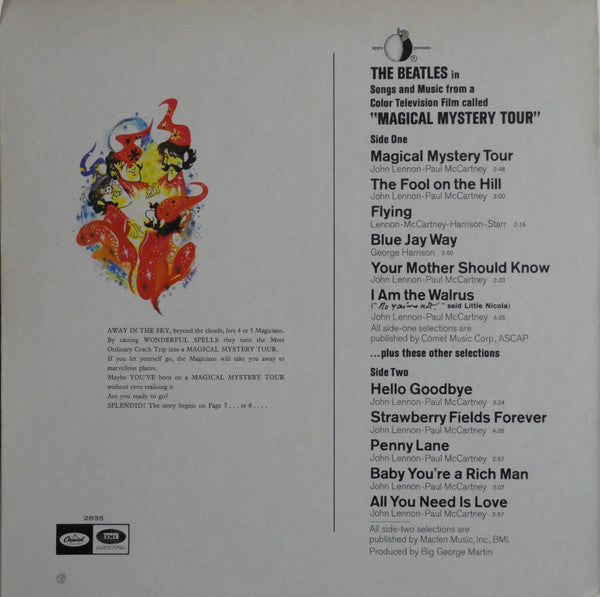 The Beatles : Magical Mystery Tour (LP, Album, RE, Win)