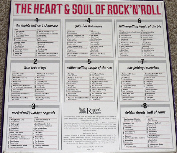 Various : The Heart & Soul Of Rock 'N' Roll (8xLP, Comp + Box)