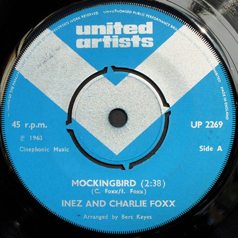 Inez And Charlie Foxx : Mockingbird (7", Single, Pus)