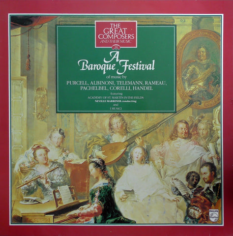 Various Performed By The Academy Of St. Martin-in-the-Fields And I Musici : A Baroque Festival (LP, Comp)