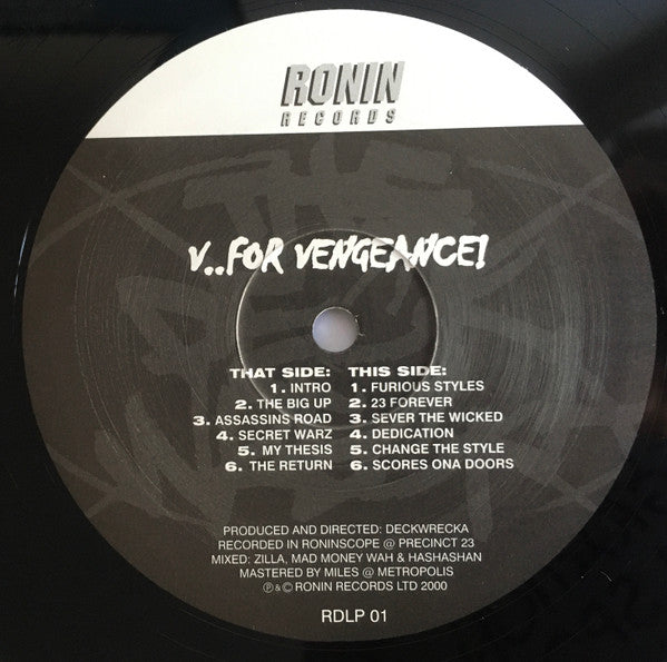 Deckwrecka : V..For Vengeance! (2xLP, Album)