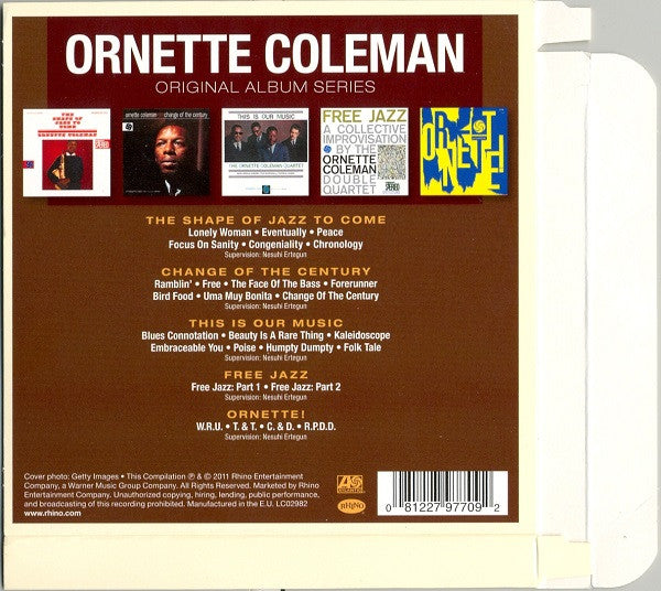 Ornette Coleman : Original Album Series (Box, Comp + 5xCD, Album, RE)