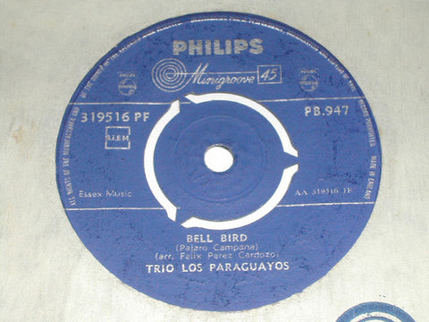 Trio Los Paraguayos : Bell Bird / Misionera (7", Single)