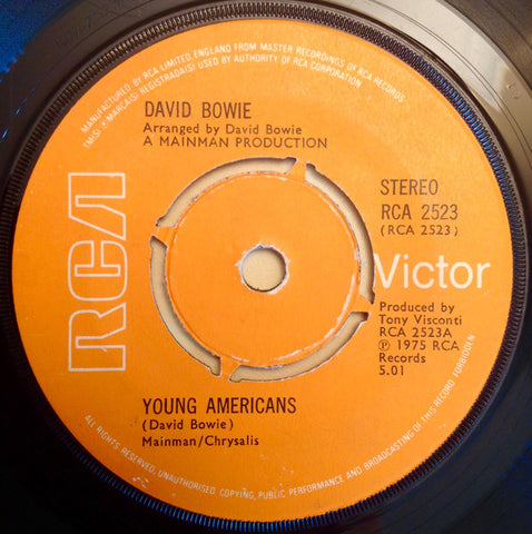 David Bowie : Young Americans (7", Single, 4-p)