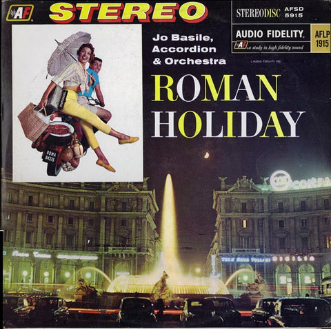 Jo Basile, Accordion And Orchestra : Roman Holiday (LP)