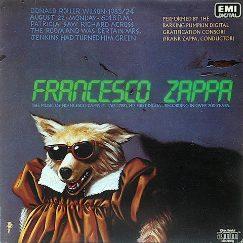 Francesco Zappa Performed By The Barking Pumpkin Digital Gratification Consort , Conductor Frank Zappa : Francesco Zappa (LP, Album, DMM)