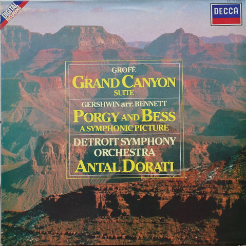 Grofé*, Gershwin* / Dorati*, Detroit Symphony Orchestra : Grand Canyon Suite / Porgy And Bess  (LP, Album)