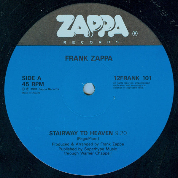 Frank Zappa : Stairway To Heaven (12")