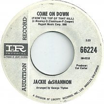 Jackie deShannon Find Me Love / Come on down Reissue