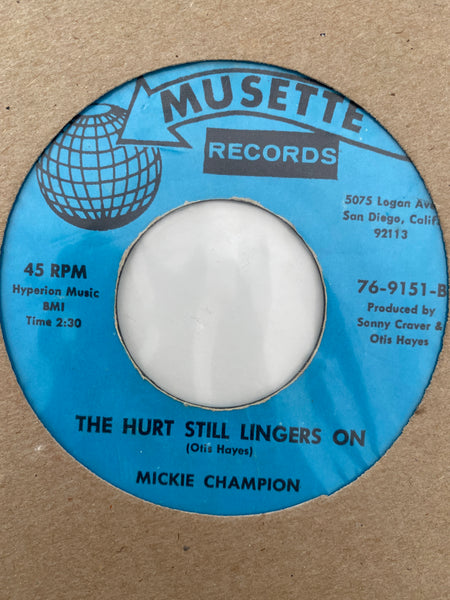 Mickie Champion - What Good Am I