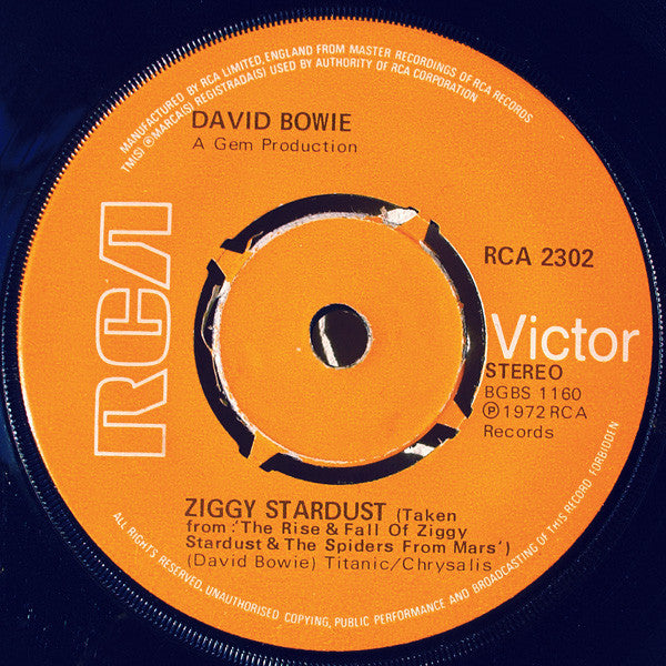 David Bowie : The Jean Genie (7", Single, Kno)