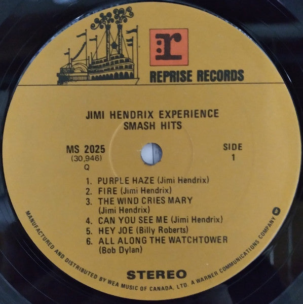 Jimi Hendrix Experience* : Smash Hits (LP, Comp, RE)